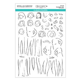 Spellbinders Clear Stamps - Illustrated Lady (by Josh Griffiths) STP-283