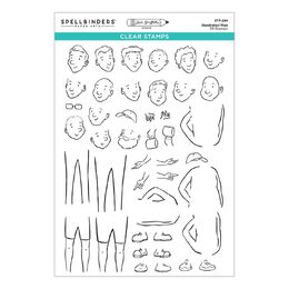 Spellbinders Clear Stamps - Illustrated Man (by Josh Griffiths) STP-284