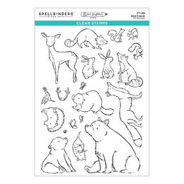 Spellbinders Clear Stamps - Wild Friends (by Josh Griffiths) STP-286