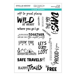 Spellbinders Clear Stamps - Words for the Wild (by Josh Griffiths) STP-288