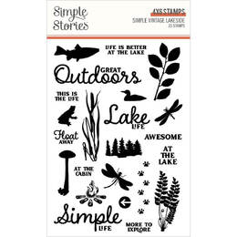 Simple Stories Clear Stamps - Simple Vintage Lakeside
