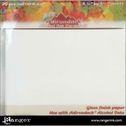 Adirondack Alcohol Ink Cardstock By Tim Holtz 20/Pkg TAC30027