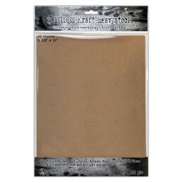 Tim Holtz Distress Heavystock - Kraft 8.5x11 (10 Pack) TDA76384