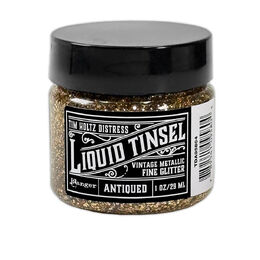 Tim Holtz Distress Liquid Tinsel Fine 1oz - Antiqued TDA95804