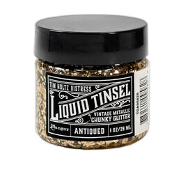 Tim Holtz Distress Liquid Tinsel Chunky 1oz - Antiqued TDA95828