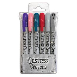 Tim Holtz Distress Crayon Set 16 - 6/pk