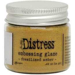 Tim Holtz Distress Embossing Glaze - Fossilized Amber TDE70986