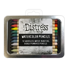 Tim Holtz Distress Watercolor Pencils - Set 5