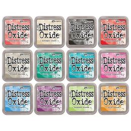 Tim Holtz Distress Oxides Ink Pad BUNDLE SET#2 - 12 Colours