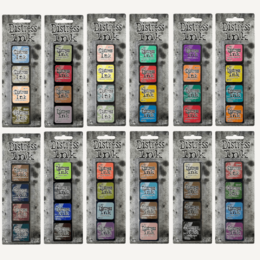 Tim Holtz Distress Mini Ink Pads Set 4/Pkg - Choose your kit