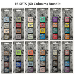 Tim Holtz Distress Mini Ink Pads 4/Pkg-Kit 12 