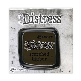 Tim Holtz Distress Enamel Pin - Scorched Timber JANUARY 2024 TDZ83528