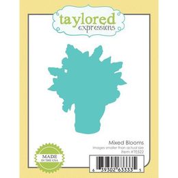 Taylored Expressions Dies - Mixed Blooms Die - TE522