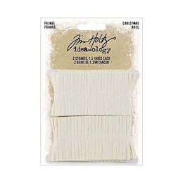 Tim Holtz Idea-ology - White Fringe (1.5yd, 2/Pkg) TH94287