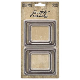 Tim Holtz Idea-Ology Metal Photo Frames 4/Pkg TH94321