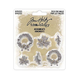 Tim Holtz Idea- ology Christmas Adornments - Deck The Halls TH94354