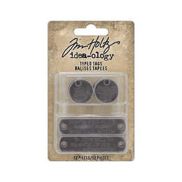 Tim Holtz Idea-ology Stencil - Typed Tags TH94382