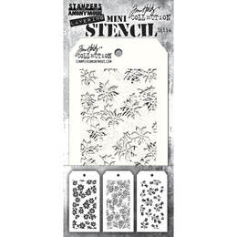 Tim Holtz Mini Layering Stencil - Set #54 THMST054