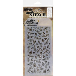 Tim Holtz Layering Stencil 4.125"x8.5" - Gatherings THS152