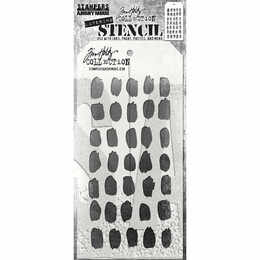 Tim Holtz Layering Stencil - Brush Mark THS167
