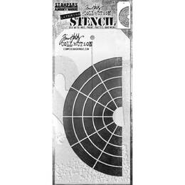 Tim Holtz Layering Stencil - Wheel THS1G639