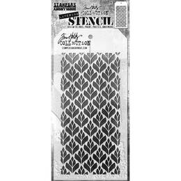 Tim Holtz Layering Stencil - Deco Floral THS1G63B