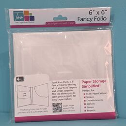 The Organized Option - TOO 6 x 6" Fancy Folio - 3 Pack