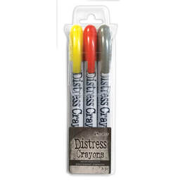 Tim Holtz Distress Halloween Pearlescent Crayon - Set #3 TSHK81111