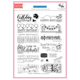 The Stamping Village - Happy Birthday - Collaborative Stamps Set
