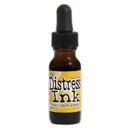 Tim Holtz Distress Reinker - Fossilized Amber TXR43348