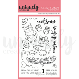 Uniquely Creative Clear Stamps - Owl Family