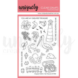 Uniquely Creative Clear Stamps - Sea Treasures