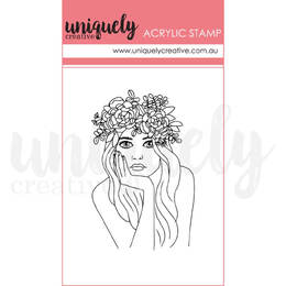 Uniquely Creative Mark Making Mini Stamp - Dahlia