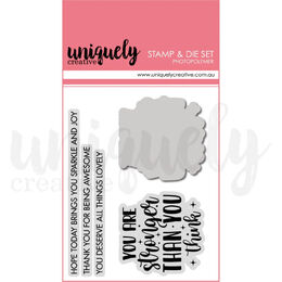 Uniquely Creative Clear Stamps & Dies - Stronger Than You Think