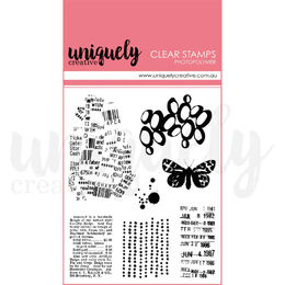 Uniquely Creative Photopolymer Stamp - Heart & Soul Mixed Media