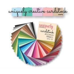 Uniquely Creative Premium Cardstock 300 gsm 12x12 over 40 colours