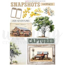 Uniquely Creative - Echoes of the Outback Cut-a-Part Sheet
