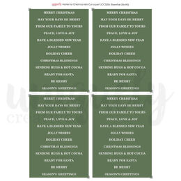 Uniquely Creative - Home for Christmas Cut-a-Part Sheet Mini