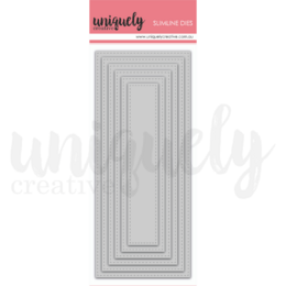 Uniquely Creative Dies - Slim Stitched Nesting Rectangle