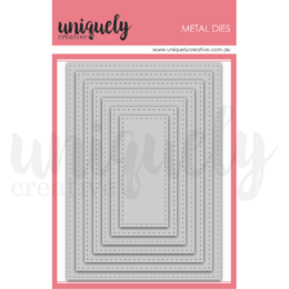 Uniquely Creative Dies - Stitched Nesting Rectangle