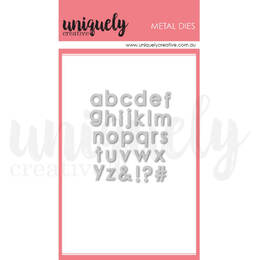 Uniquely Creative Dies - Tiny Lowercase Alpha