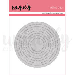 Uniquely Creative Dies - Scalloped Nesting Circle