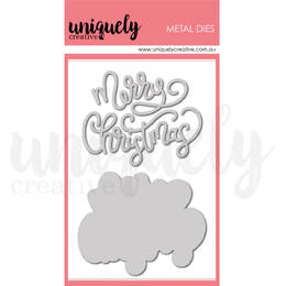 Uniquely Creative Modern Dies - Merry Christmas