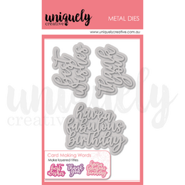 Word Die Cuts for Card Making Happy Birthday Metal Cutting Dies Word Cut  Die Hol