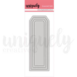 Uniquely Creative Dies - Slim Stitched Nesting Tag