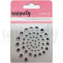 Uniquely Creative - Silver Rhinestones