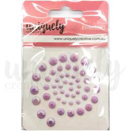 Uniquely Creative - Lavender Rhinestones