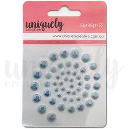 Uniquely Creative - Light Blue Rhinestones
