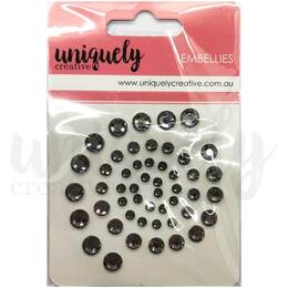 Uniquely Creative - Smoke Rhinestones