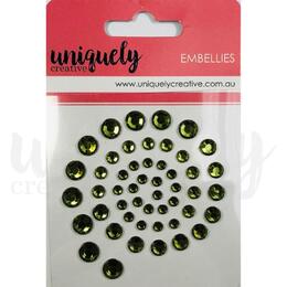 Uniquely Creative - Sage Rhinestones